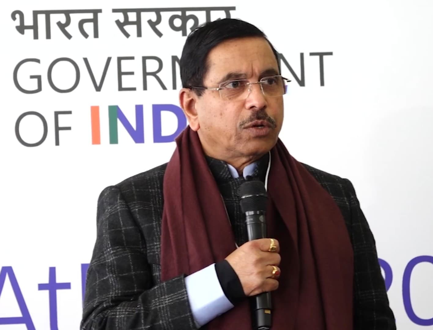 Portrait of Pralhad Joshi